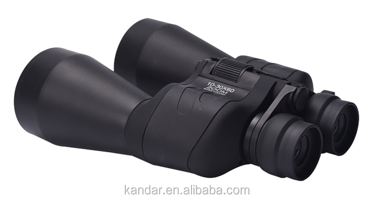 10-30x60 Porro BK7 Binoculars with Fold Down Eyecups and Fully Multi Coating in Black
