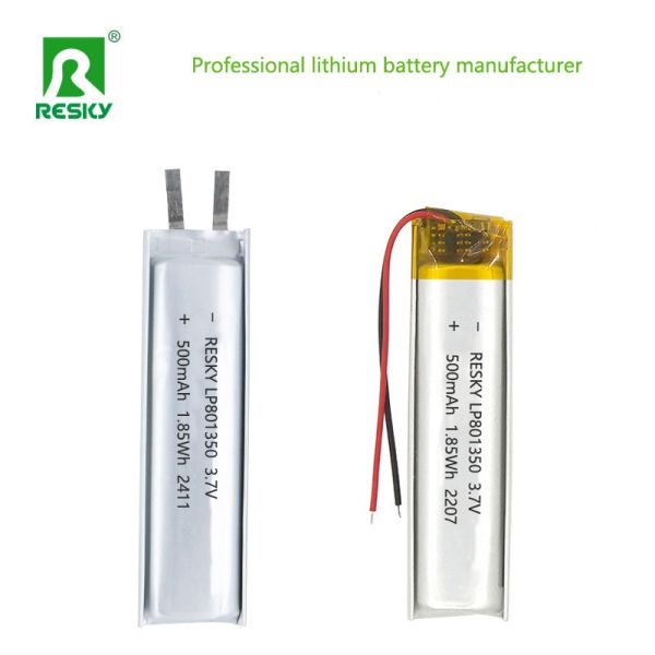 OEM 801350 3.7V 500mAh Lithium Battery Rechargeable Li-ion Battery For Bluetooth Earbuds