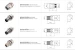 M12 5Pin Male Female Socket Panel Aviation Wire Connector Industrial Circular