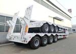 Transport 3 Axle 60 Ton 40ft Low Flatbed Trailer