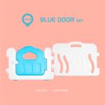 Small Door Shape Kids Play Yard Baby Safety Plastic Actively Playpen