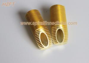 Wholesale C68700 / C44300 Anti Corrosion Copper Alloy Spiral Finned Tube For Boat Heat Exchanger from china suppliers