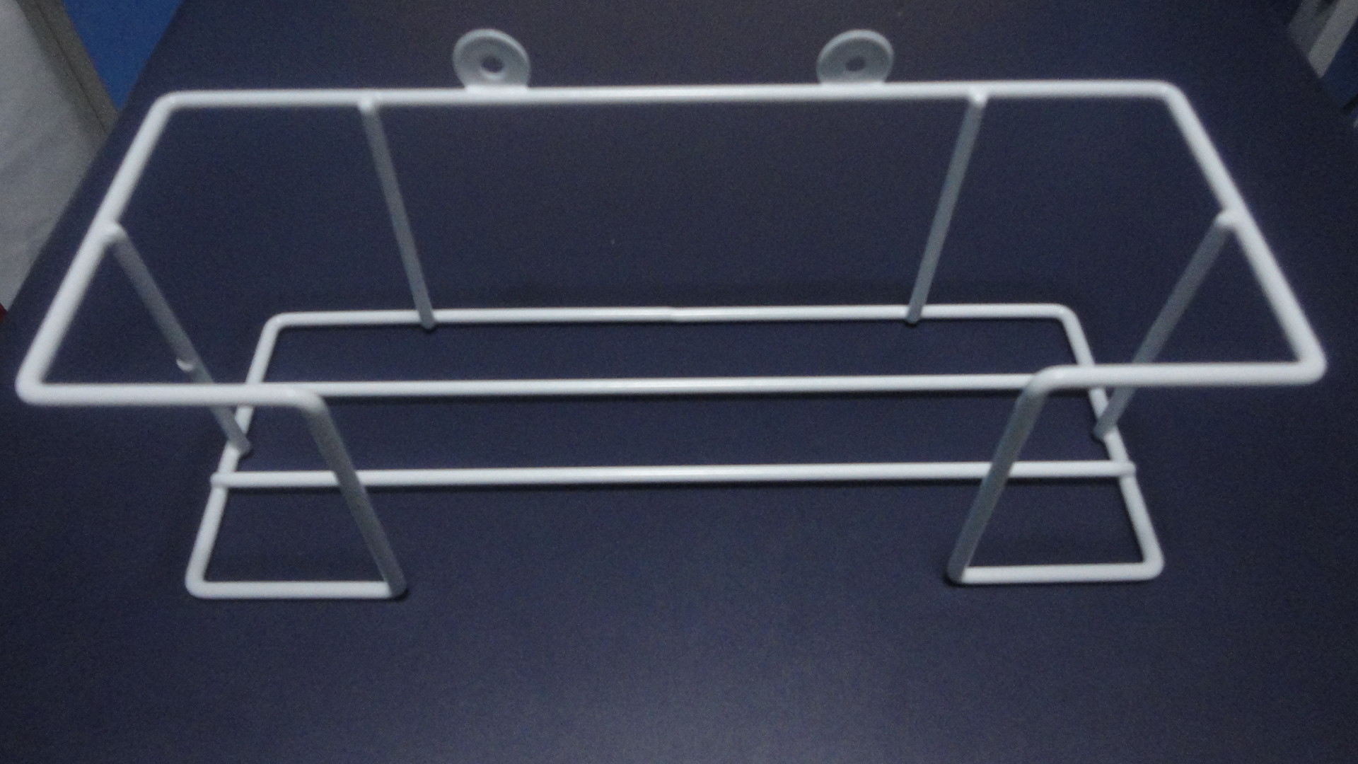 Custom OEM White Wire 22cm 12.2cm Disposable Glove Rack