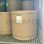 High Strength 50gsm Pure MG Ribbed Kraft Paper Roll 750mm