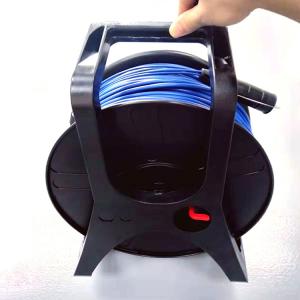 Wholesale Retractable Outdoor Broadcast TPU Communication Fiber Optic Drum Portable Cable Reel from china suppliers