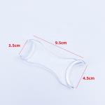 Clear/Clear Blue Double Head Lip Retractor Dental Lip Cheek Opener Stainless