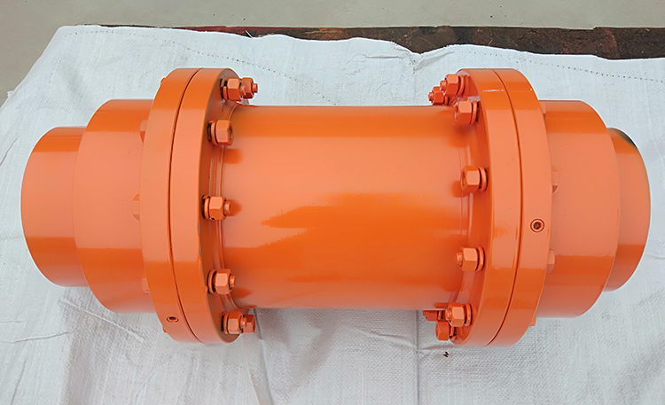 High Quality WGT Type model middle set connection Drum Shape Gear flexible shaft Coupling With Intermediate Sleeve
