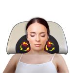 3D Kneading Shiatsu Massage Pillow With Heat Adjustable Intensity