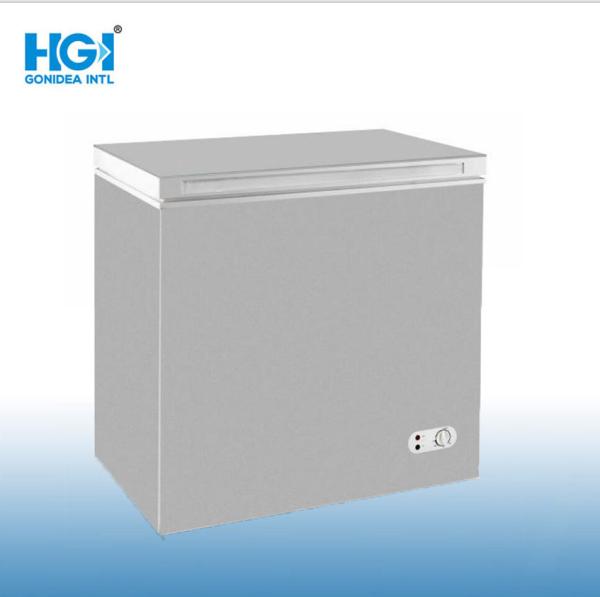 Commercial Top Open Freezer Single Glass Door Chest Freezer 212L Model Bd/Bc