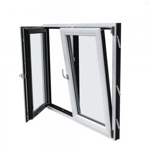 China Double Glass Aluminium Tilt And Turn Windows , Inswing Casement Window on sale