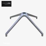 700mm Swivel Office Chair Metal Base Aluminum Alloy Die Casting Integrated