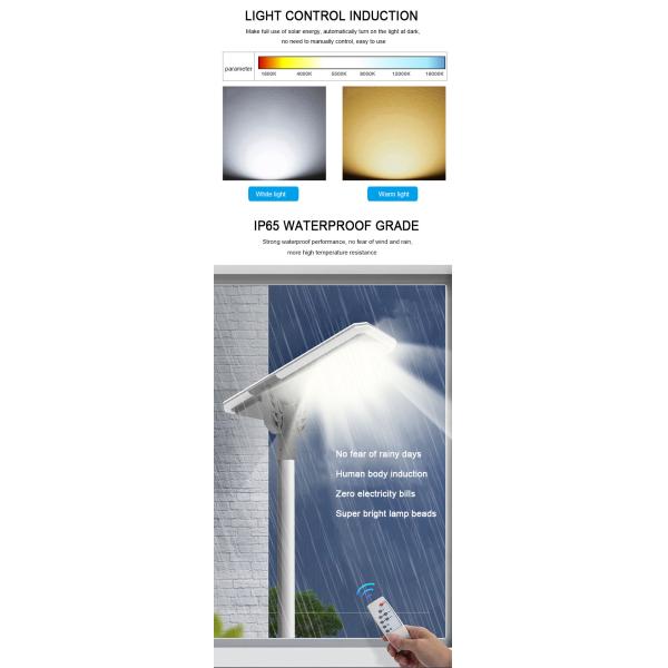 120LM/W Solar Flood Lights LED Street Lamp Multi Power 80W 90W 100W