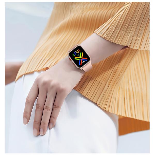 1.83 IPS Display Square Shape Smart Watch 300mAh Smart Watch Fitness Tracker