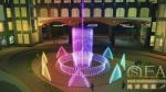 Contemporary Floor Dancing Water Feature Fountains With Led Lights And Music