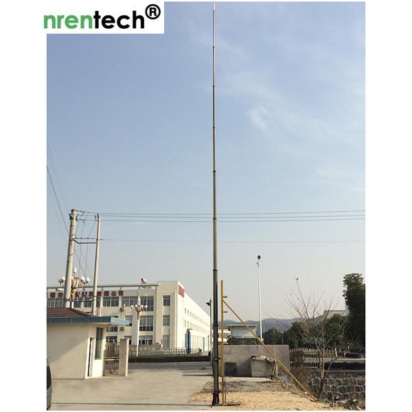 15m pneumatic telescopic mast-NR-2750-15000-30 for mobile antenna mast tower