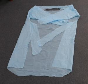 Wholesale Non Woven Disposable Isolation Gown CPE Long Sleeve Doctor Medical Apron from china suppliers