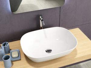 Wholesale Durable Counter Top Basin Tone Vessel Bathroom Sinks Eco Friendly from china suppliers
