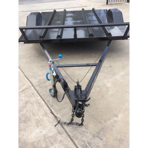 Wholesale Flatbed Motorcycle Transport Trailer 8x6 With Heavy Duty Tie Down Rings from china suppliers