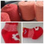 1.5cm Hair Density Feather Yarn Imitation Mink Yarn For Knitting Socks ,