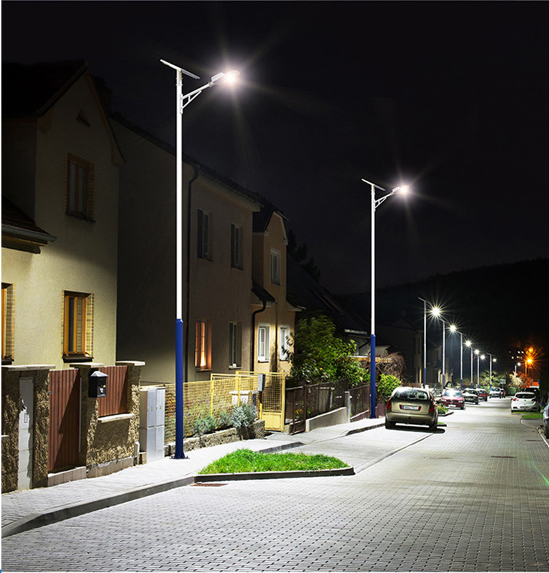 9m 10m 12m Steel Sign Road Street Light Pole Garden With Charging Pile