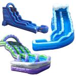 Blue Giant Water 22 Foot Double Adult Cheap Inflatable Lake Tower Climbing