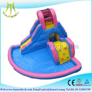 Wholesale Hansel Factory direct sale 2015 fancy product castle type inflatable pvc slide for kids from china suppliers
