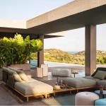 Nordic Outdoor Furniture Lounge Bed