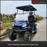 4KW Electric Golf Cart With Rear Drum Brake 35km/H Max Speed 6x8V Battery 4