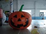 Inflatable Vegetable Shaped Balloons , Air Tight 2.5m Inflatable Pumpkin