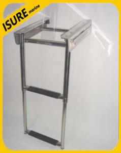 Wholesale Stainless Steel Under Platform Boat Boarding Telescoping Ladder from china suppliers