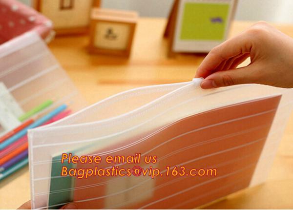 transparent clear PVC Slider zipper bag plastic bag with zipper, Vinyl Slider