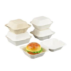 Wholesale 160*39mm Biodegradable Takeaway Food Containers 500ml ISO9001 from china suppliers