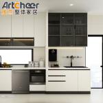 American Shaker Style Solid Wood Kitchen Cabinets with Modern Stylish Sink
