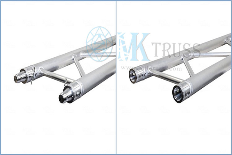 Brace Tube 12*2mm Portable Outdoor Roof Truss System for Hanging Speaker and Lighting