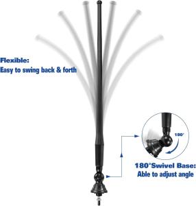 Wholesale 180-degrees Swivel base Waterproof FM/AM Marine Boat Car Home Radio Frequency Antenna from china suppliers