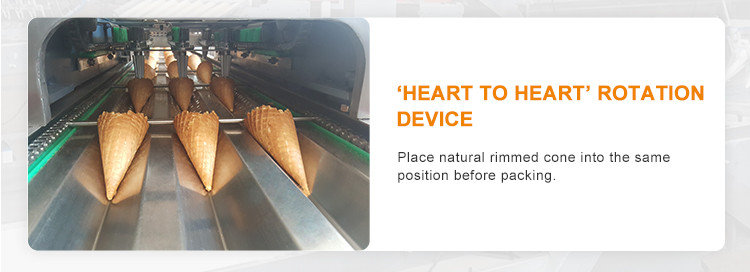 5kg / hour Rolled Sugar Cone Machine Automatic Ice Cream Cone Production Line