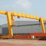 Outdoor Plant 20T L Shape Box Hook Hydraulic Gantry Crane