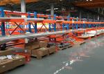 Optional Dimension Cantilever Pipe Rack , Cantilever Steel Storage Racks