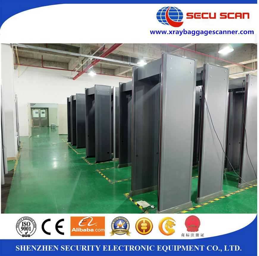 Lcd Display Portable Door Frame Metal Detector Security Gate High Sensitivity
