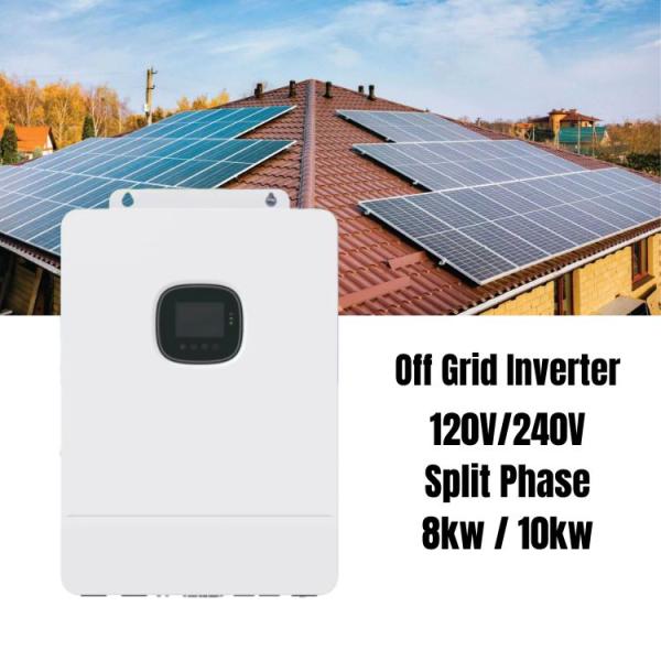 Pure Sine Wave Off Grid Inverter 10kw Split Phase Solar Inverter 120Vac 240Vac