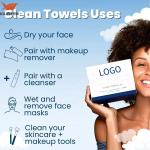 Face Towel Biodegradable Large Clean Skin Club Towels