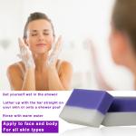 Purple Organic Face Soap Whitening Lavender Coconut Oil Body Care