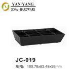 PP material plastic sofa legs cheap square furniture sofa legs JC-019