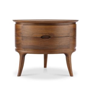 Wholesale Walnut Hotel 2 Drawer Bedside Cabinet from china suppliers