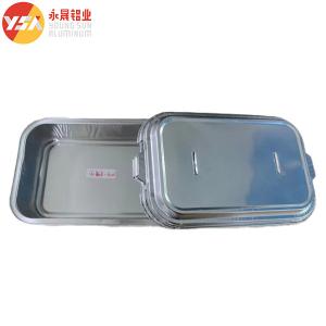 Wholesale 280ml 300ml Airline Aluminum Foil Catering Contianer Oblong Oven-Safe from china suppliers