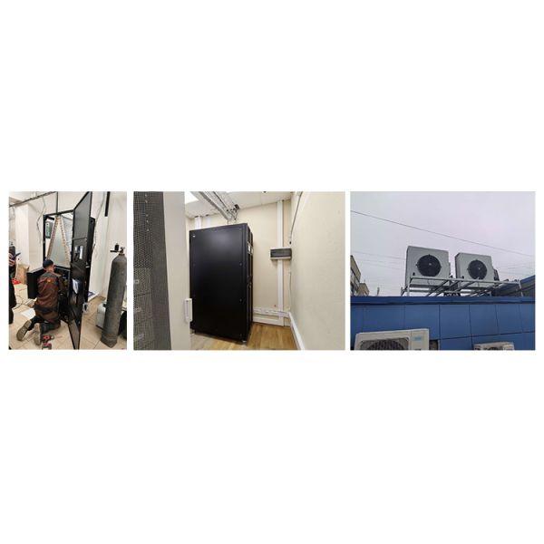 Data Center Precision Air Conditioner 55-75kw Danfoss Scroll Compressor 50000 m3-h Airflow Capacity