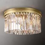 E12 / Candelabra Art Crystal Modern Copper Ceiling Light AC 85V-265V