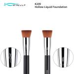 Flat Foundation ISO9001 Makeup Kabuki Brush For Face