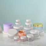 Custom Logo Wide Mouth 200ml PET Plastic Jar for Food and Candy Transparent