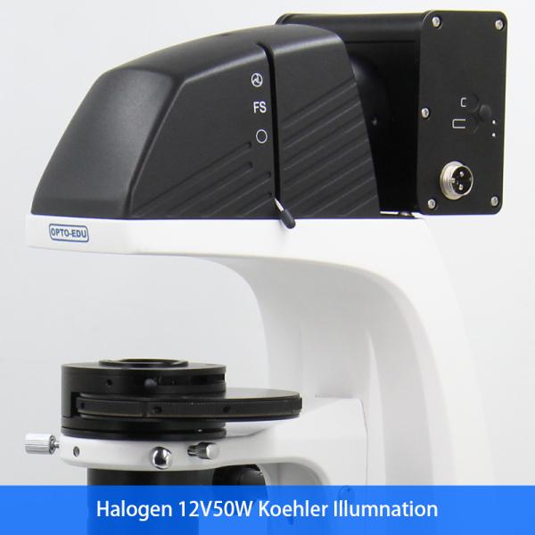 OPTO-EDU Trinocular Inverted Biological Microscope WF10X PlA14.2605 Kohler Illumination
